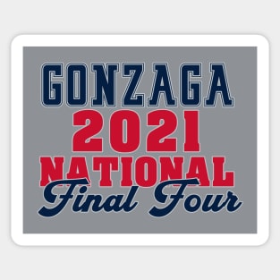 Gonzaga 2o21 final four Sticker